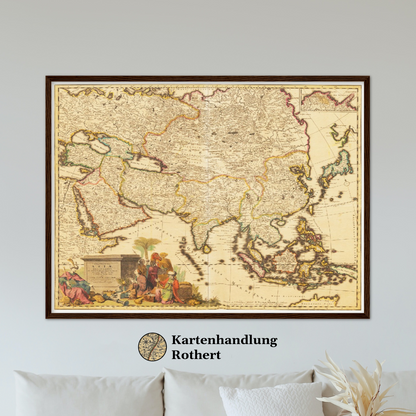 Historical city map  Test product horizontal 3 sizes