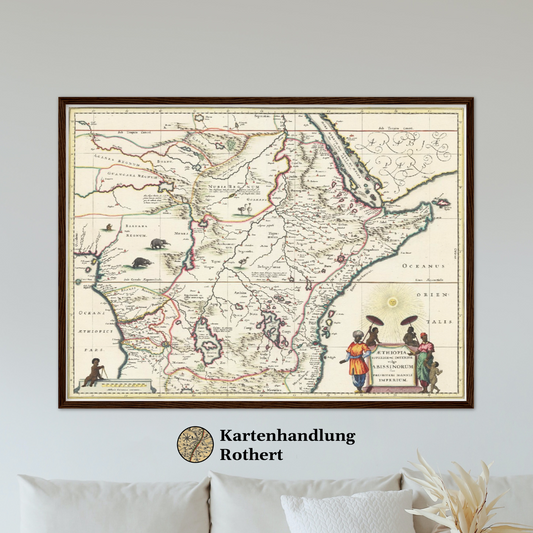 Historical city map  Test product horizontal 3 sizes