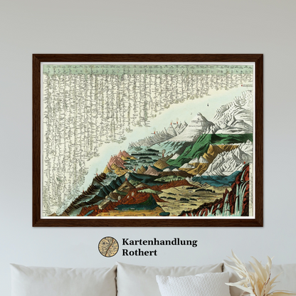 Historical city map  Test product horizontal 3 sizes