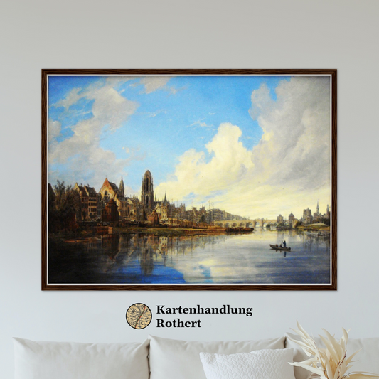 Historische Ansicht Frankfurt um 1831