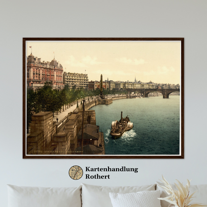 London Themse um 1895