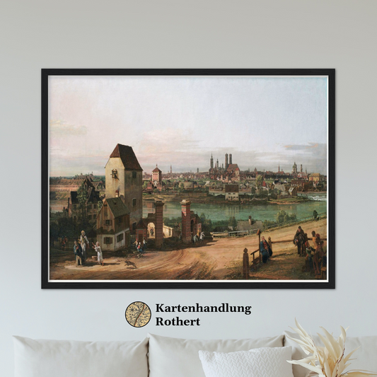 Historische Ansicht München um 1761
