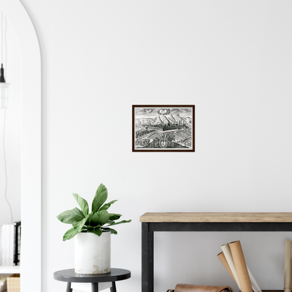 Historical city map  Test product horizontal 3 sizes