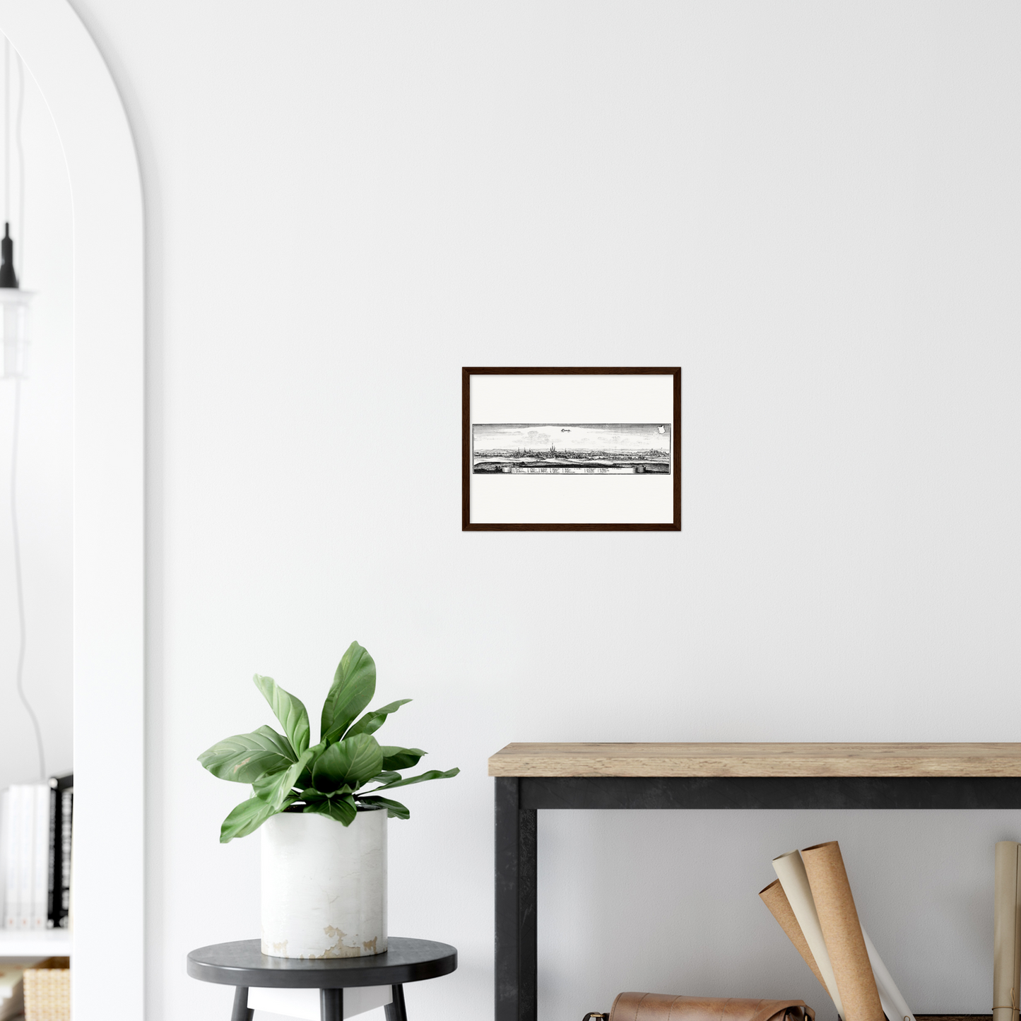 Historical city map  Test product horizontal 3 sizes