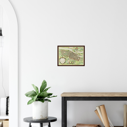 Historical city map  Test product horizontal 3 sizes