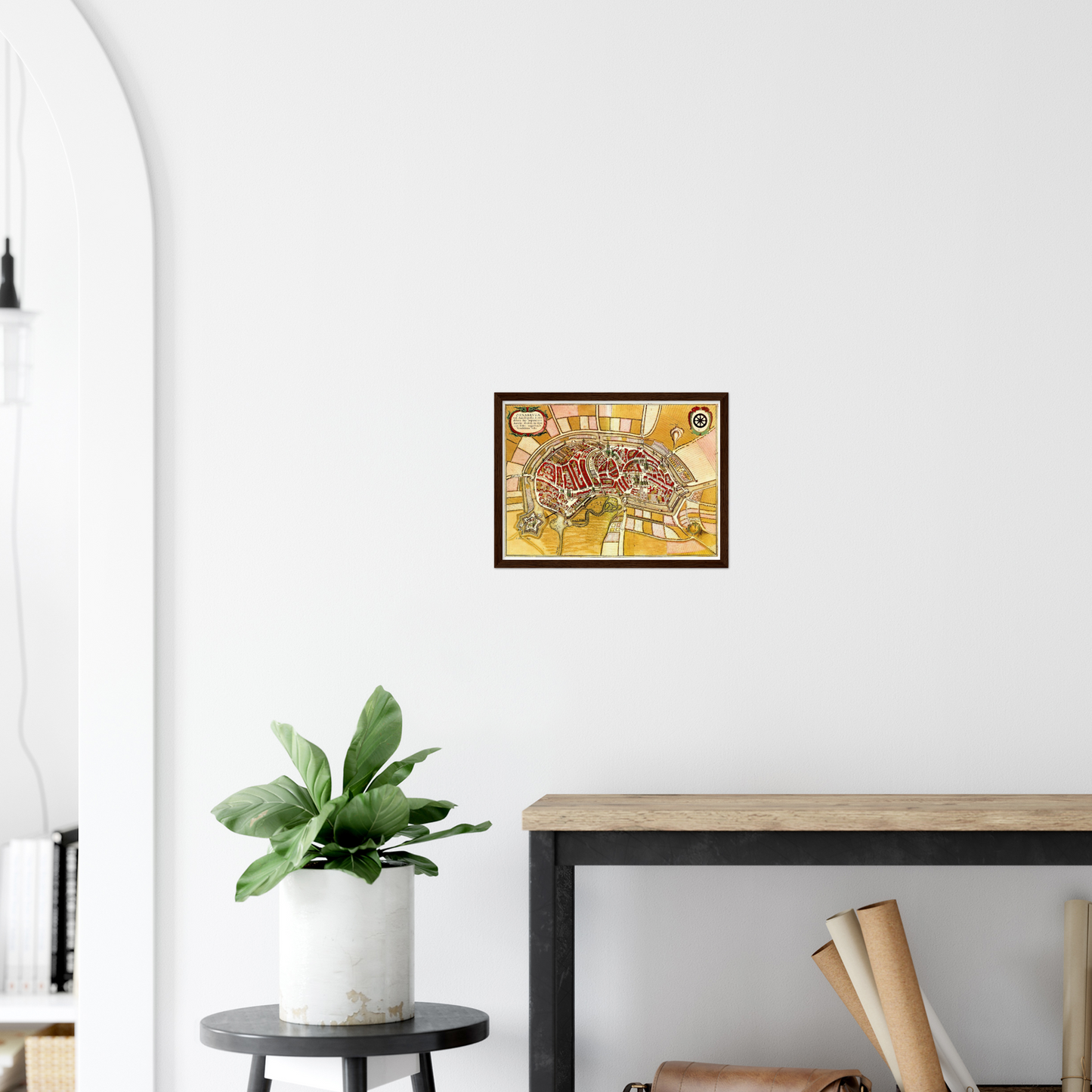 Historical city map  Test product horizontal 3 sizes