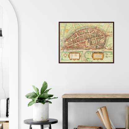 Historical city map  Test product horizontal 3 sizes