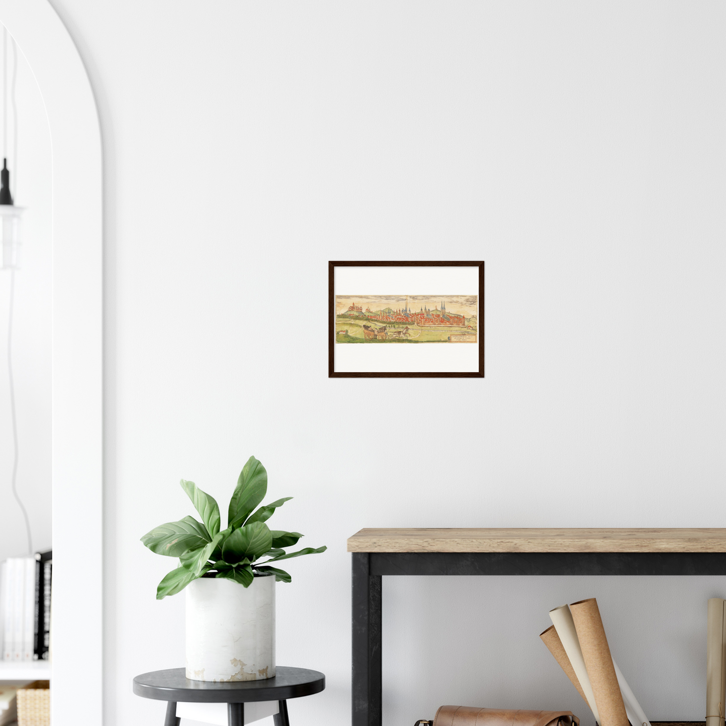 Historical city map  Test product horizontal 3 sizes