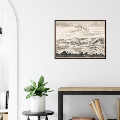 Historical city map  Test product horizontal 3 sizes