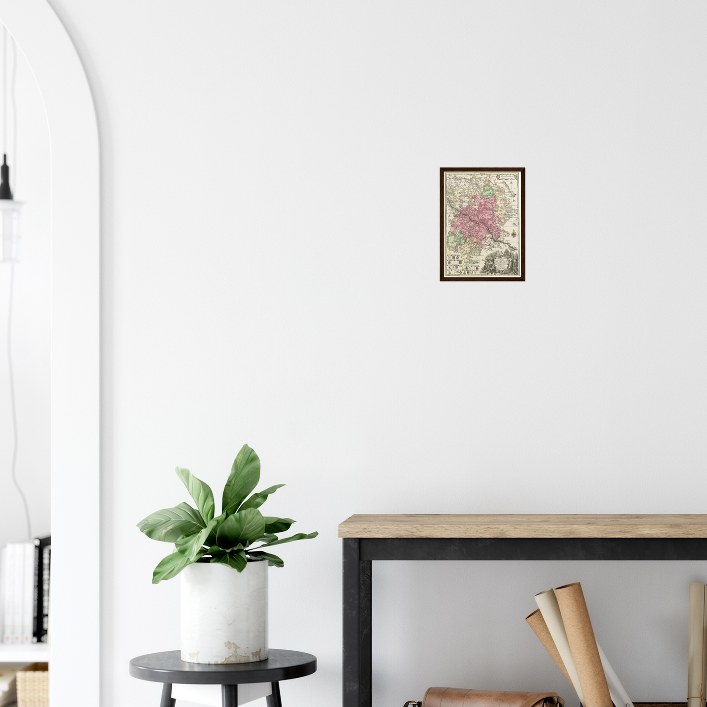 Historical city map  Test product horizontal 3 sizes