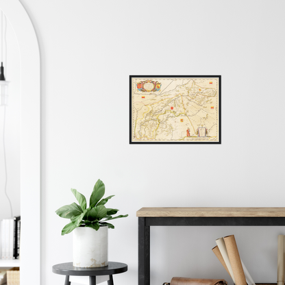 Historical city map  Test product horizontal 3 sizes