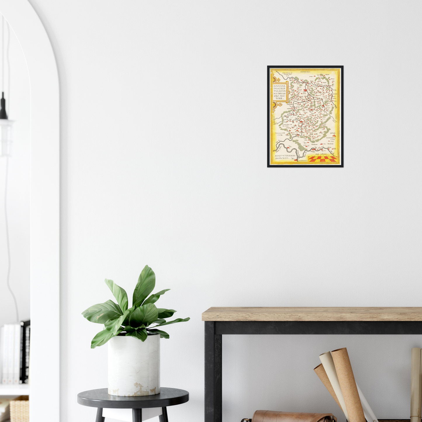 Historical city map  Test product horizontal 3 sizes