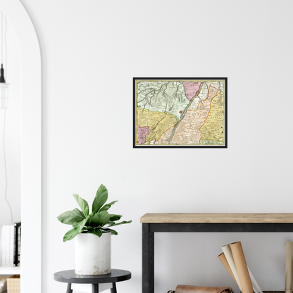 Historical city map  Test product horizontal 3 sizes