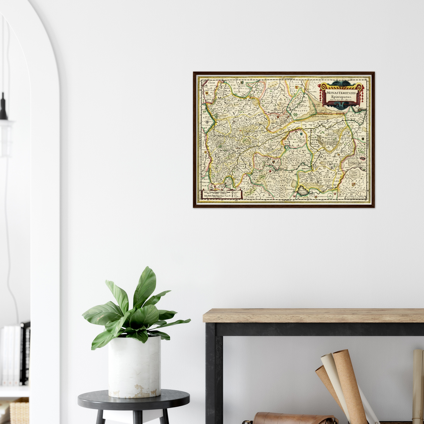 Historical city map  Test product horizontal 3 sizes