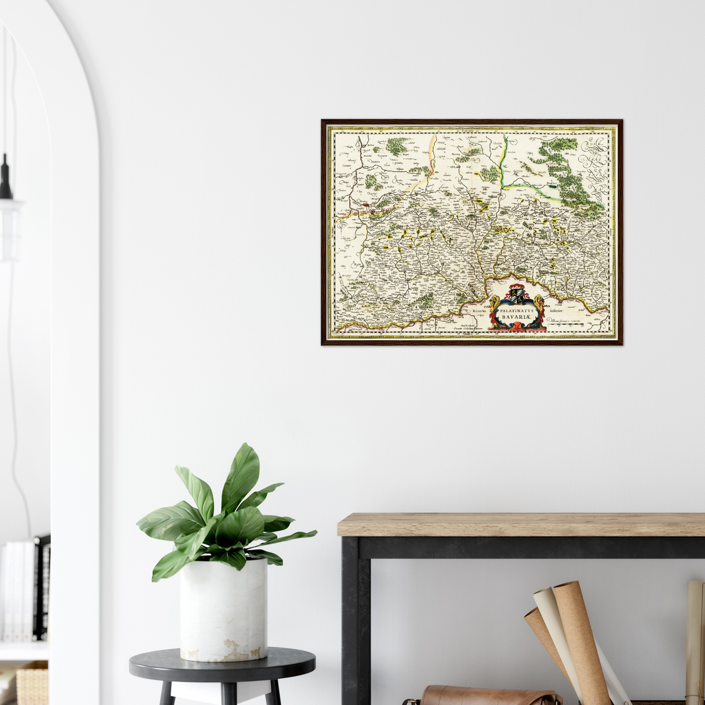 Historical city map  Test product horizontal 3 sizes