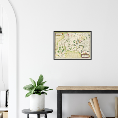 Historical city map  Test product horizontal 3 sizes