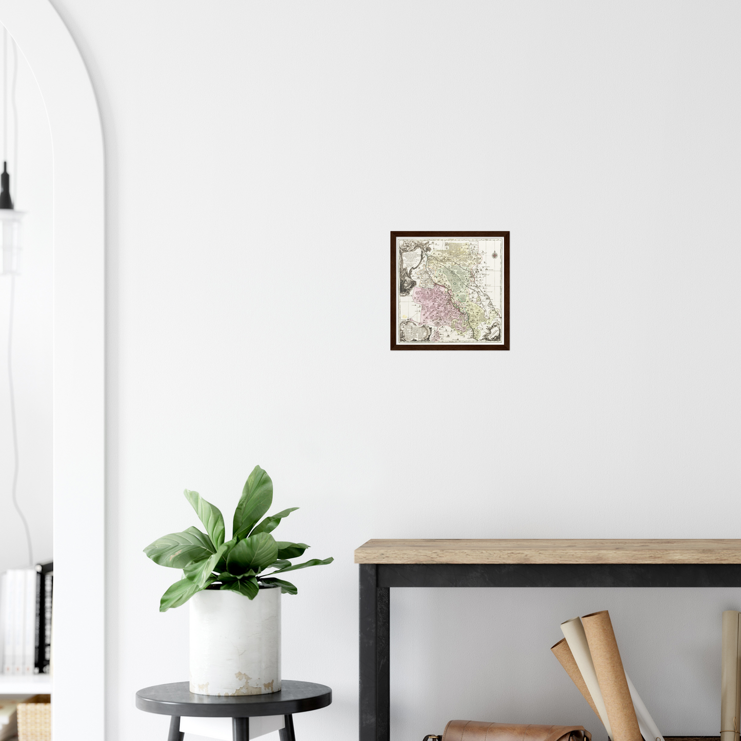 Historical city map  Test product horizontal 3 sizes