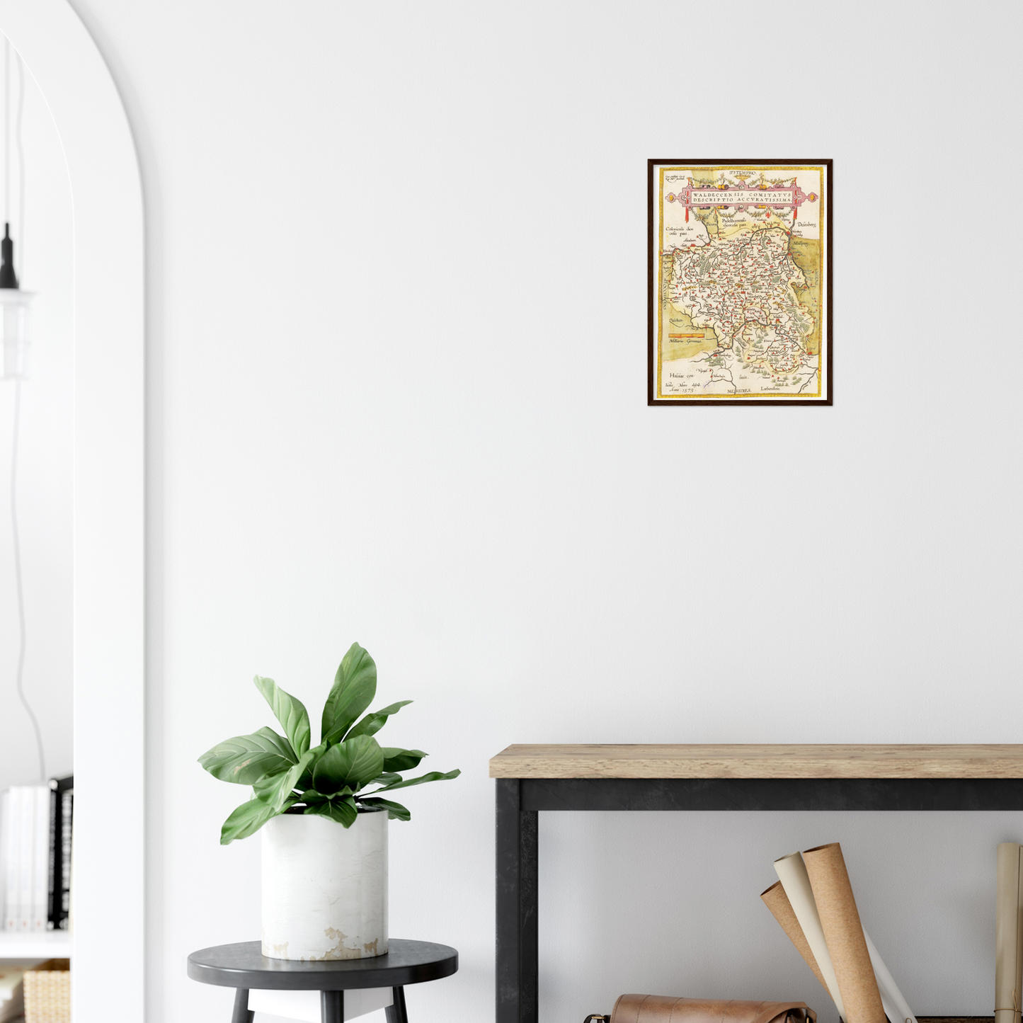 Historical city map  Test product horizontal 3 sizes