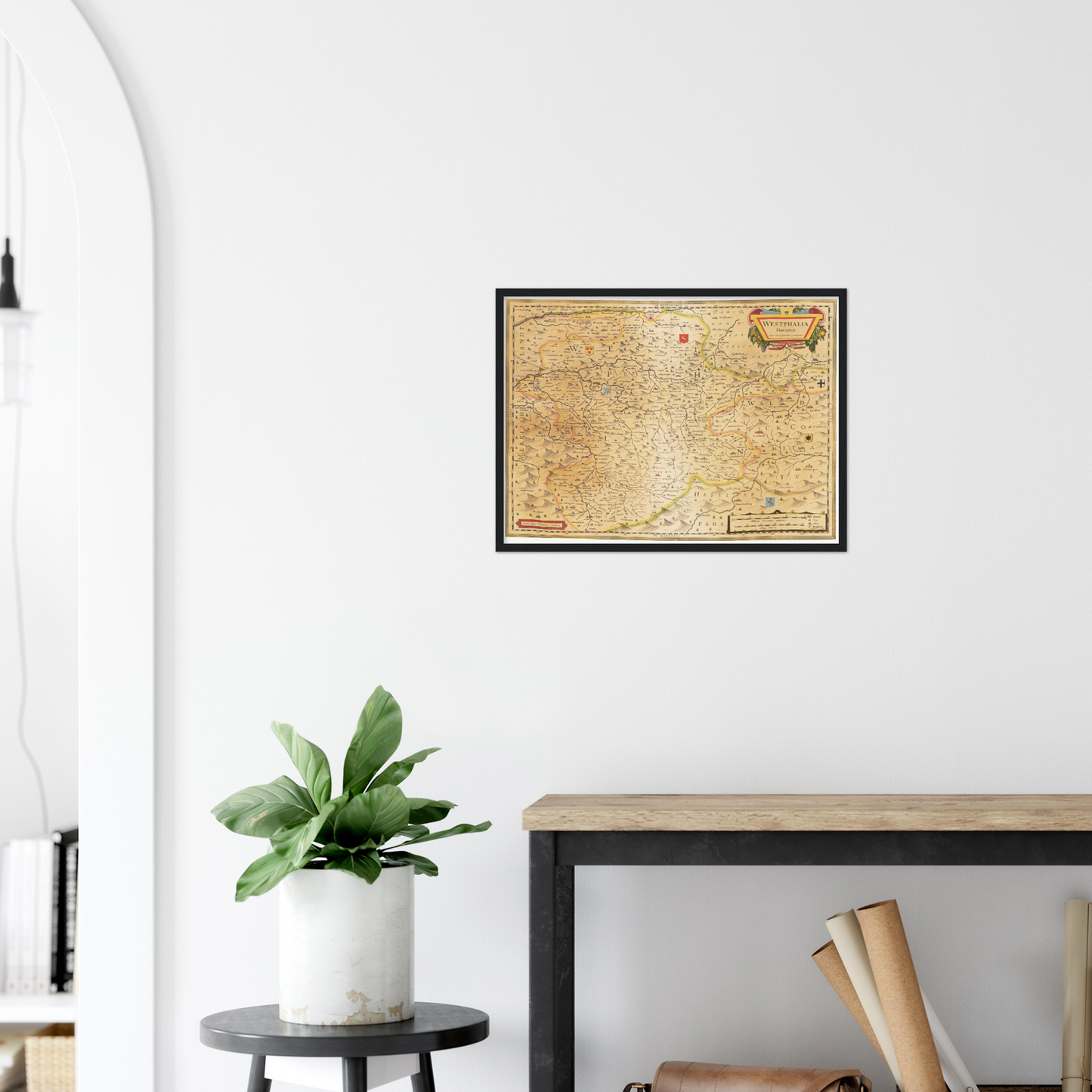 Historical city map  Test product horizontal 3 sizes