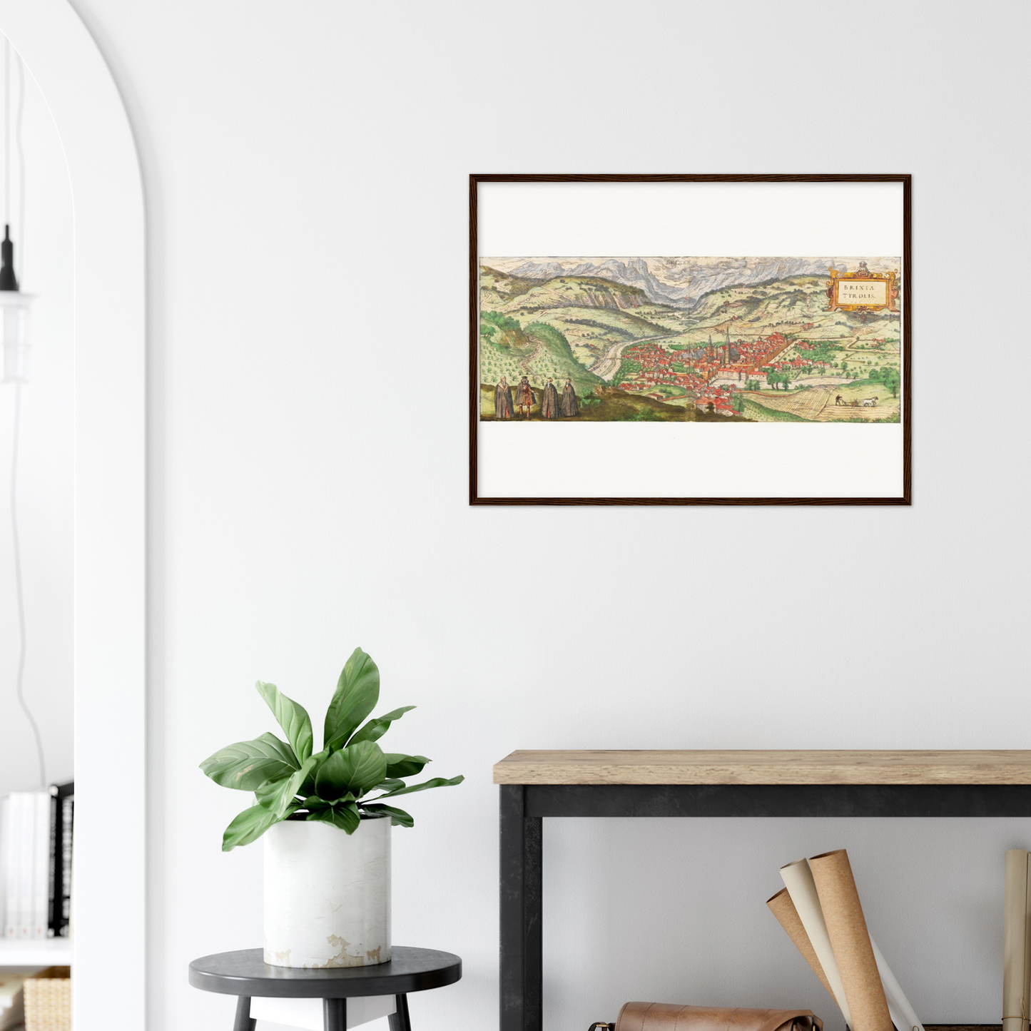 Historical city map  Test product horizontal 3 sizes