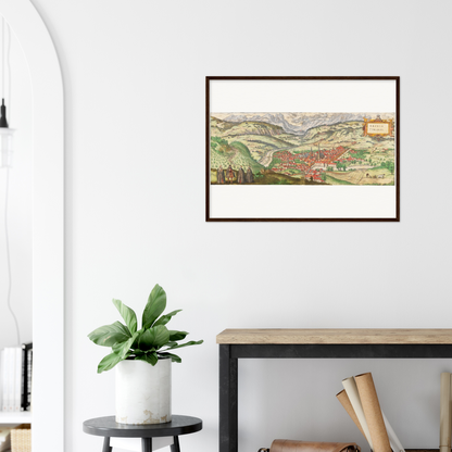 Historical city map  Test product horizontal 3 sizes