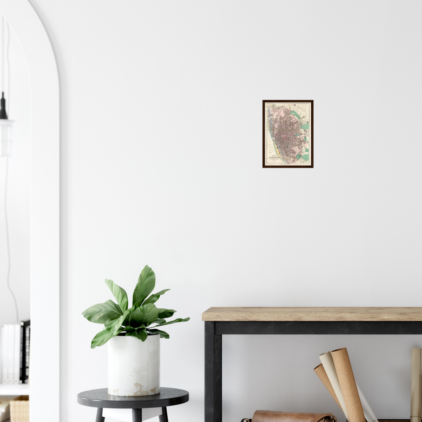 Historical city map  Test product horizontal 3 sizes