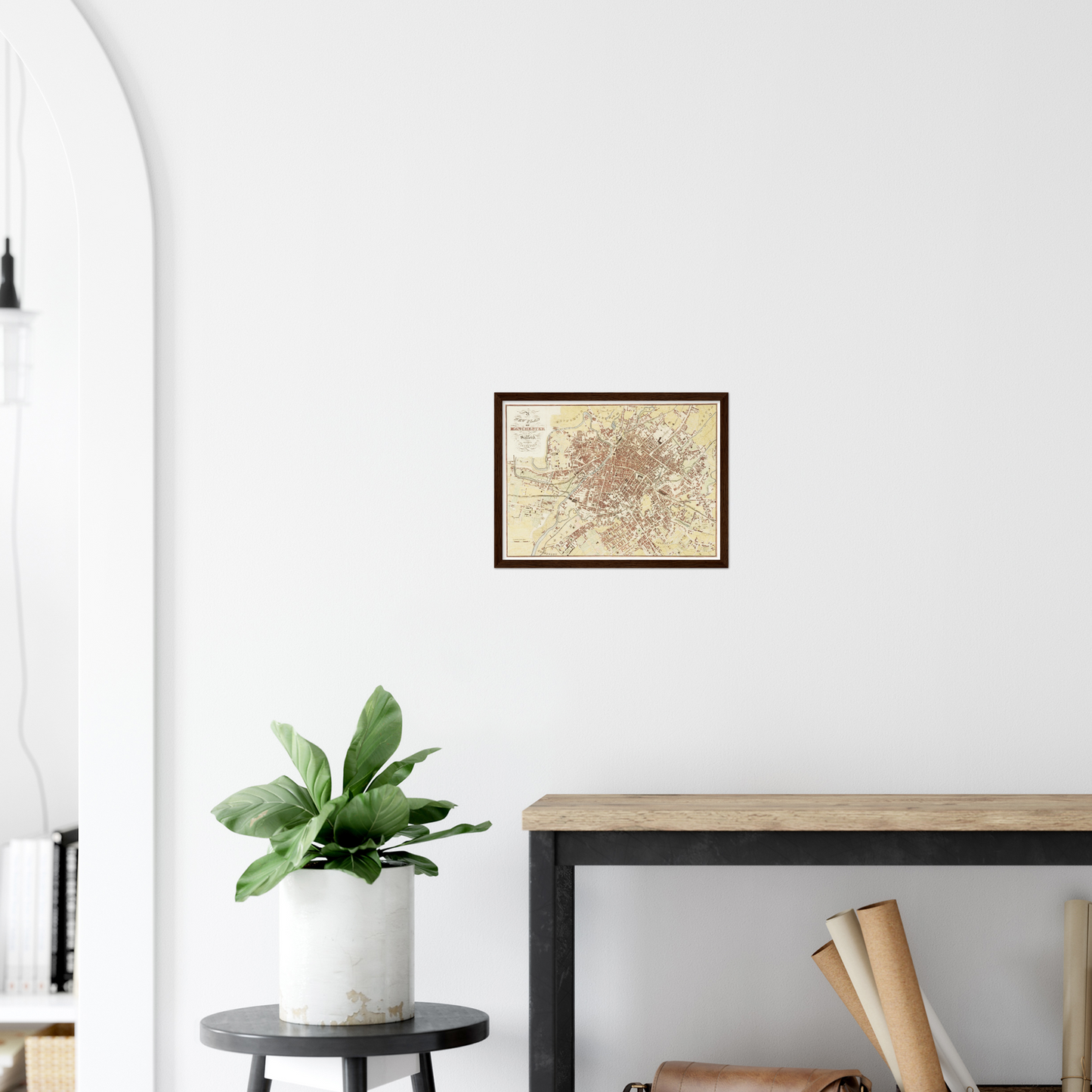 Historical city map  Test product horizontal 3 sizes