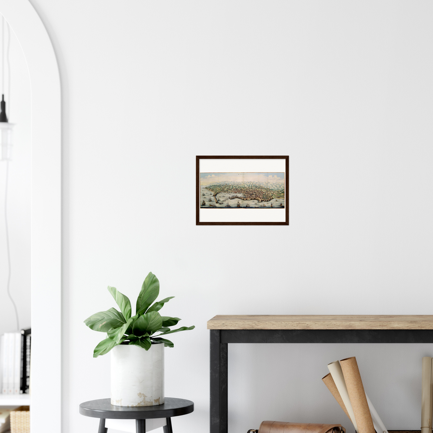 Historical city map  Test product horizontal 3 sizes