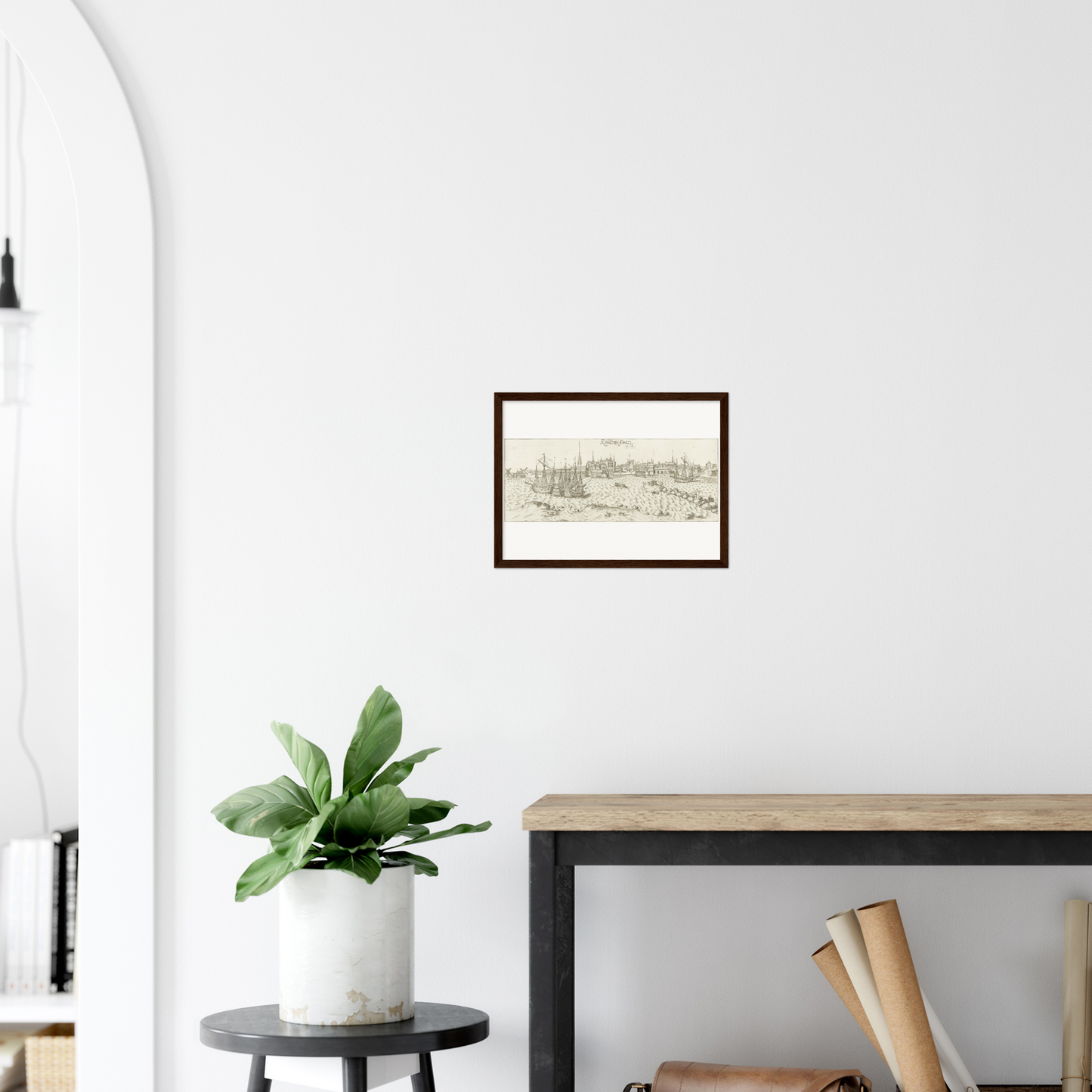 Historical city map  Test product horizontal 3 sizes