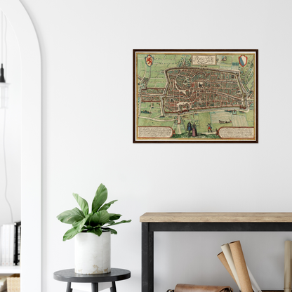 Historical city map  Test product horizontal 3 sizes
