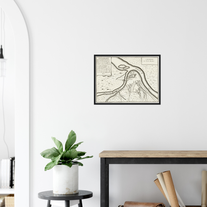 Historical city map  Test product horizontal 3 sizes