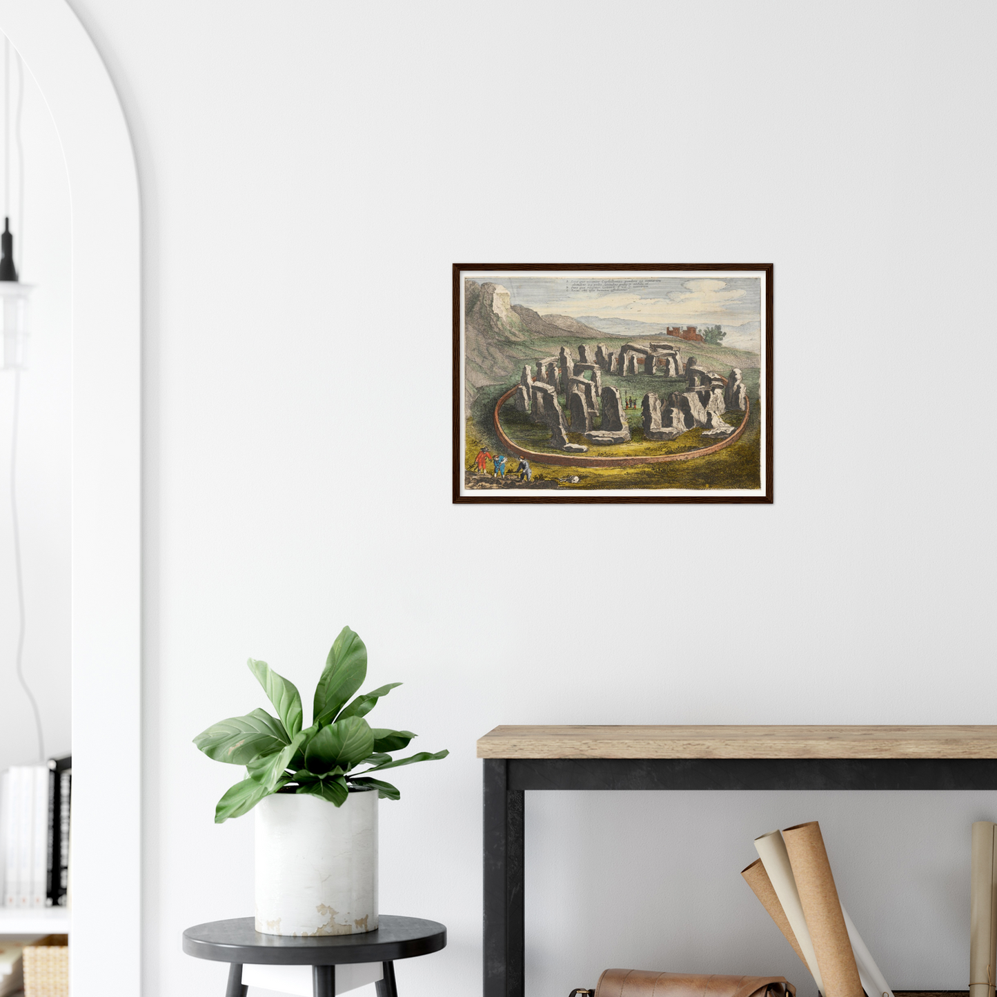 Historical city map  Test product horizontal 3 sizes