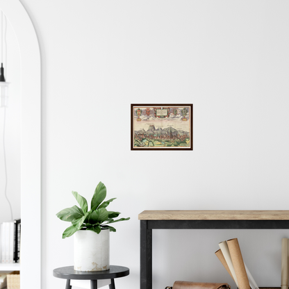 Historical city map  Test product horizontal 3 sizes