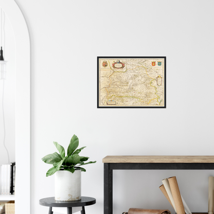 Historical city map  Test product horizontal 3 sizes