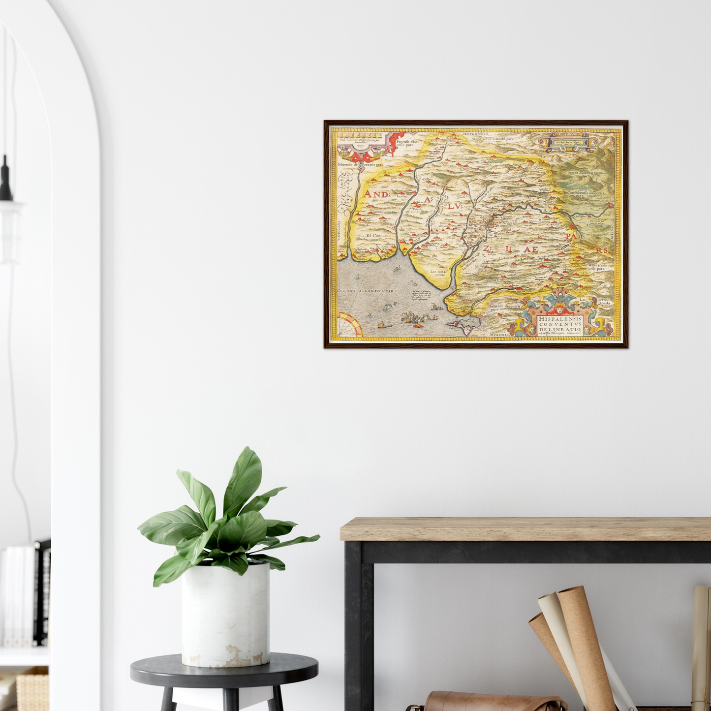 Historical city map  Test product horizontal 3 sizes