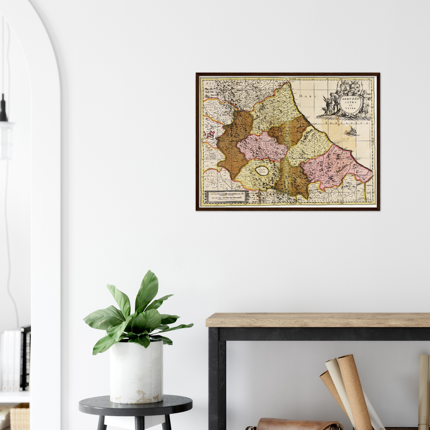 Historical city map  Test product horizontal 3 sizes
