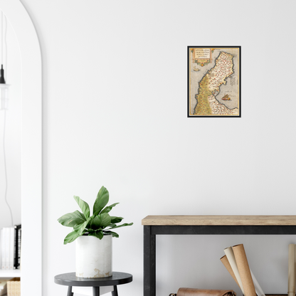 Historical city map  Test product horizontal 3 sizes