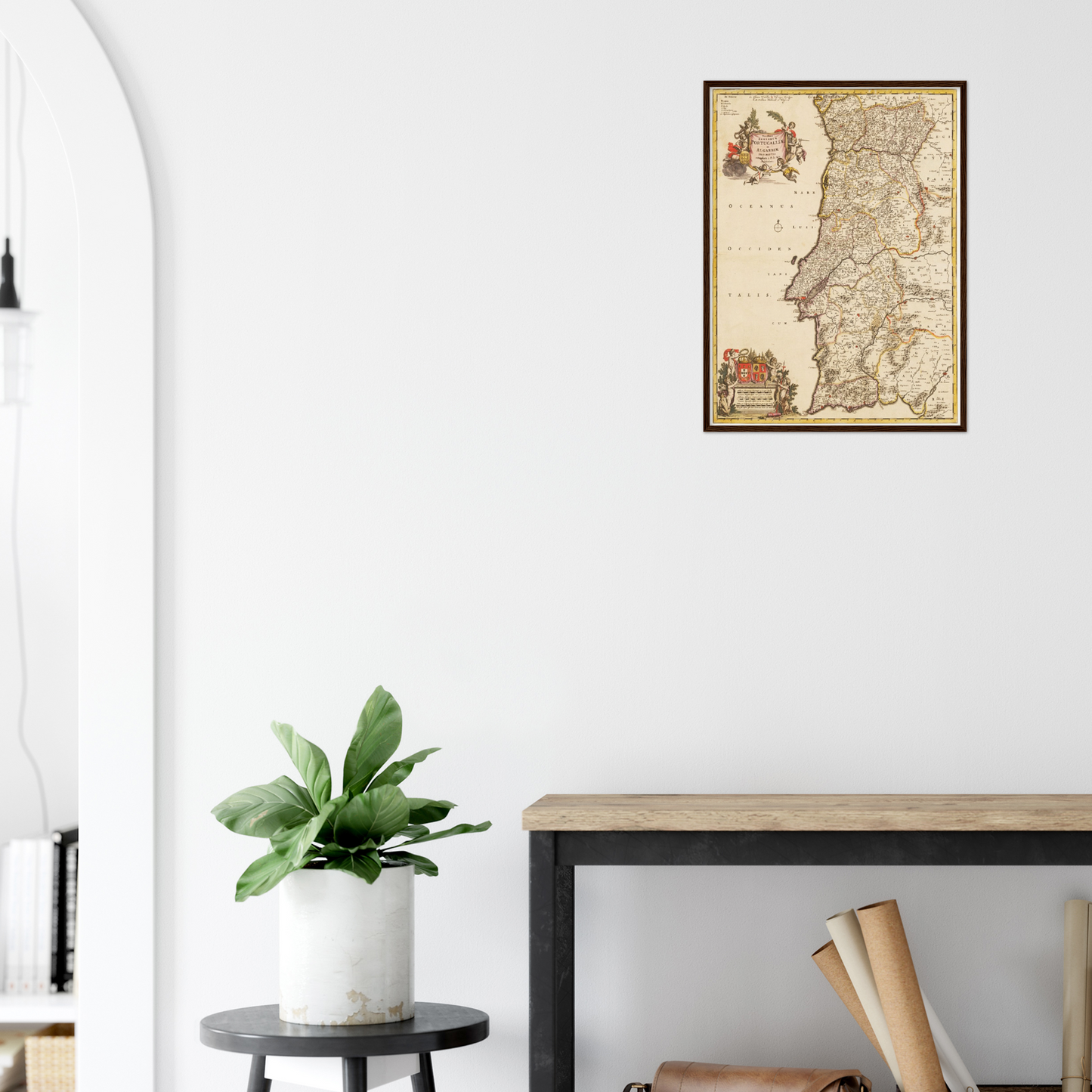 Historical city map  Test product horizontal 3 sizes