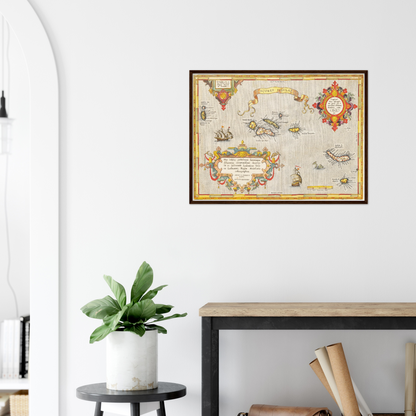 Historical city map  Test product horizontal 3 sizes