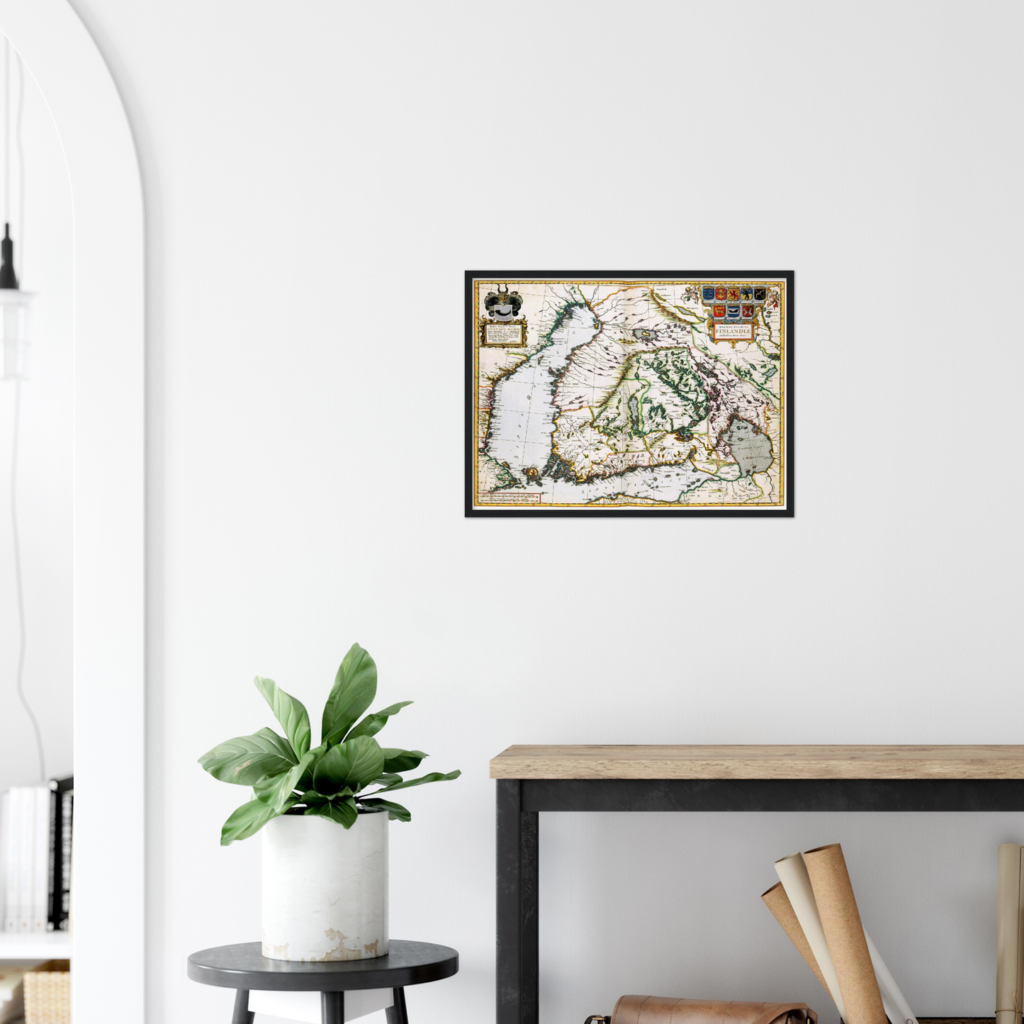 Historical city map  Test product horizontal 3 sizes