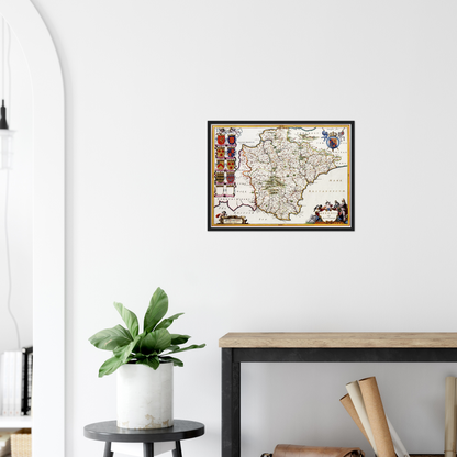 Historical city map  Test product horizontal 3 sizes