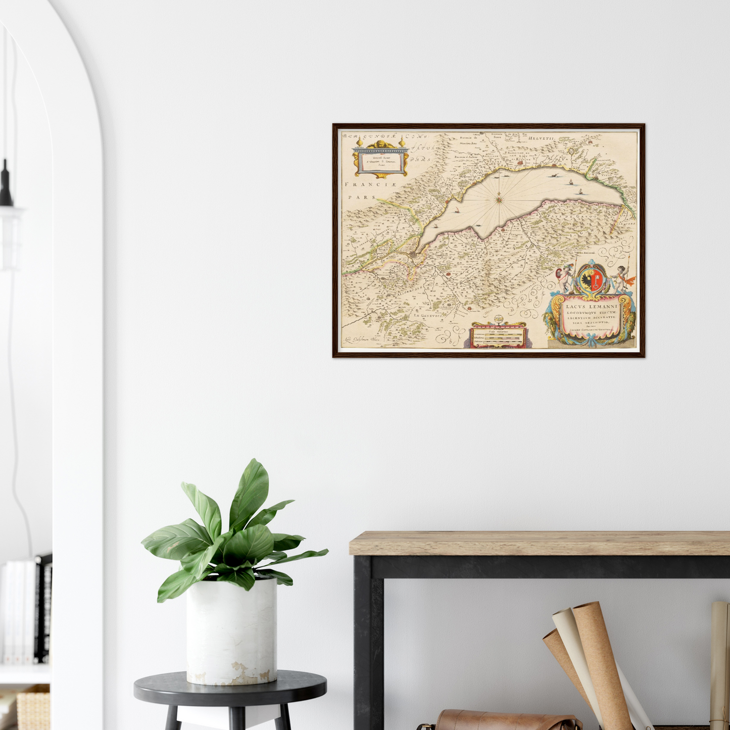 Historical city map  Test product horizontal 3 sizes