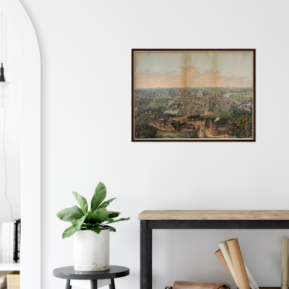 Historical city map  Test product horizontal 3 sizes