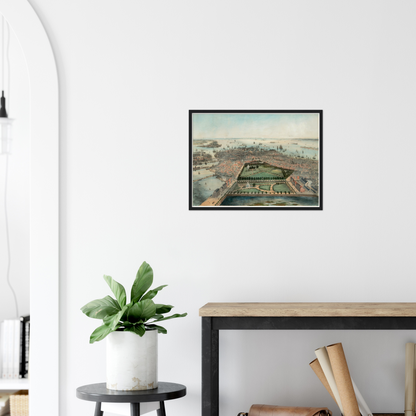 Historical city map  Test product horizontal 3 sizes