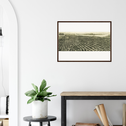 Historical city map  Test product horizontal 3 sizes