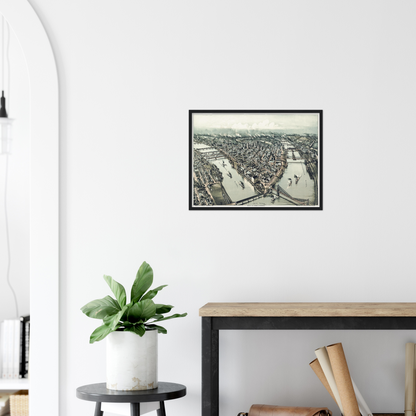 Historical city map  Test product horizontal 3 sizes