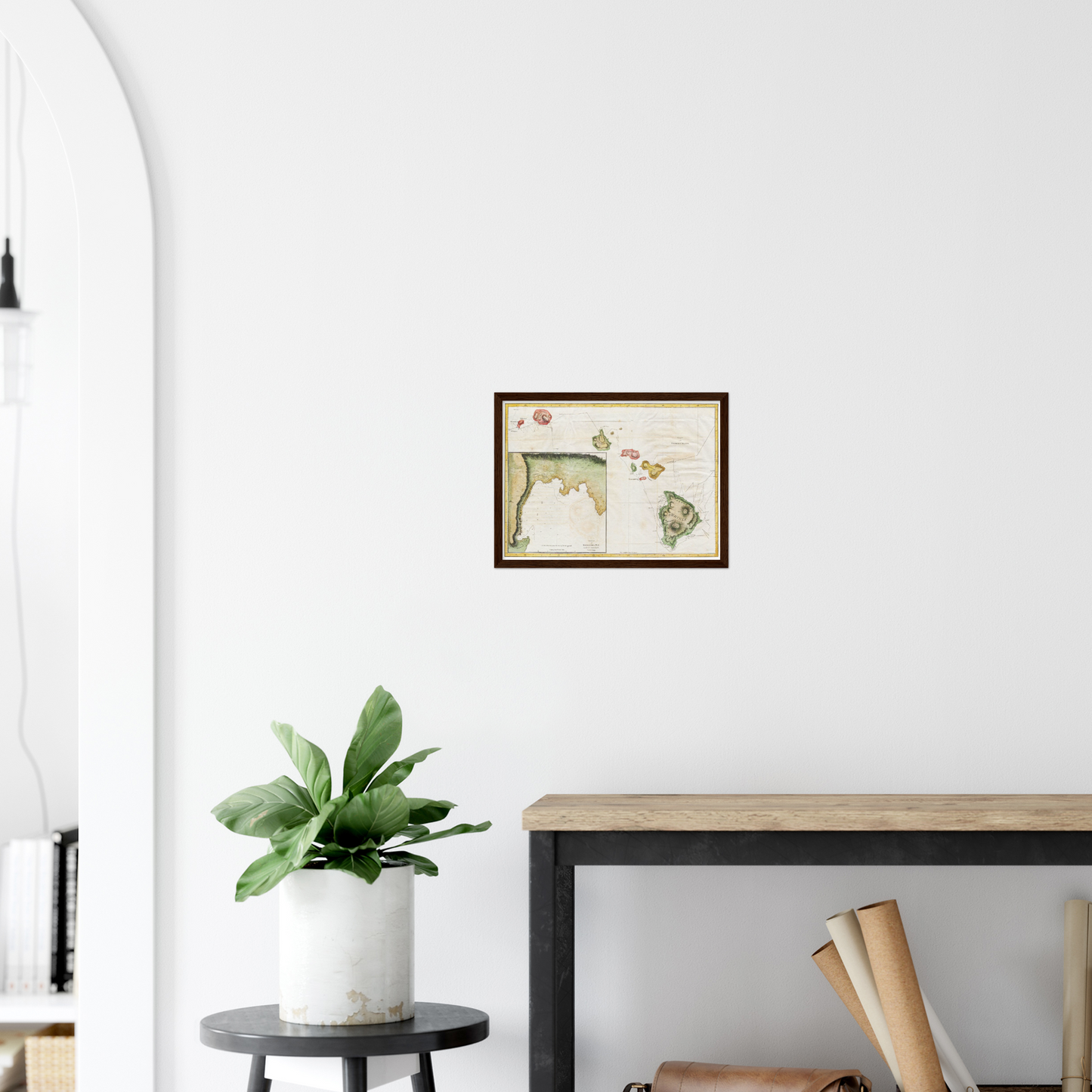 Historical city map  Test product horizontal 3 sizes