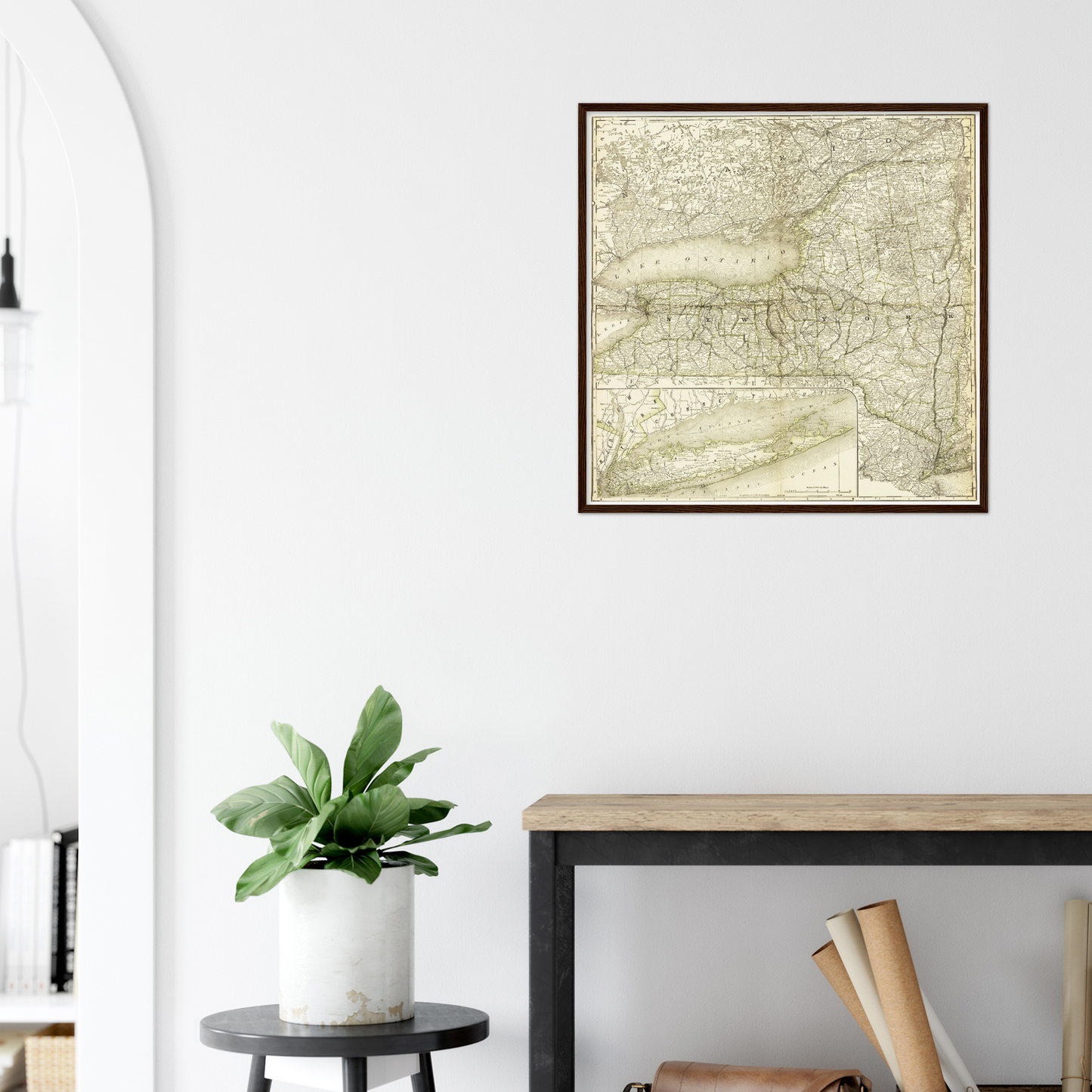 Historical city map  Test product horizontal 3 sizes