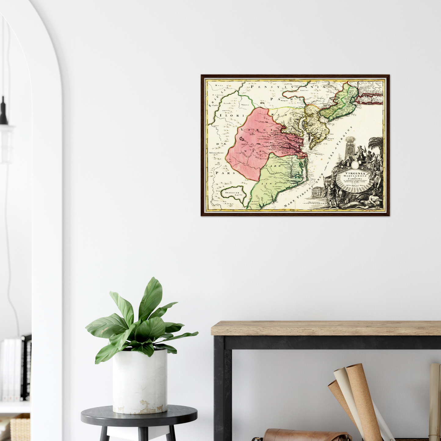 Historical city map  Test product horizontal 3 sizes