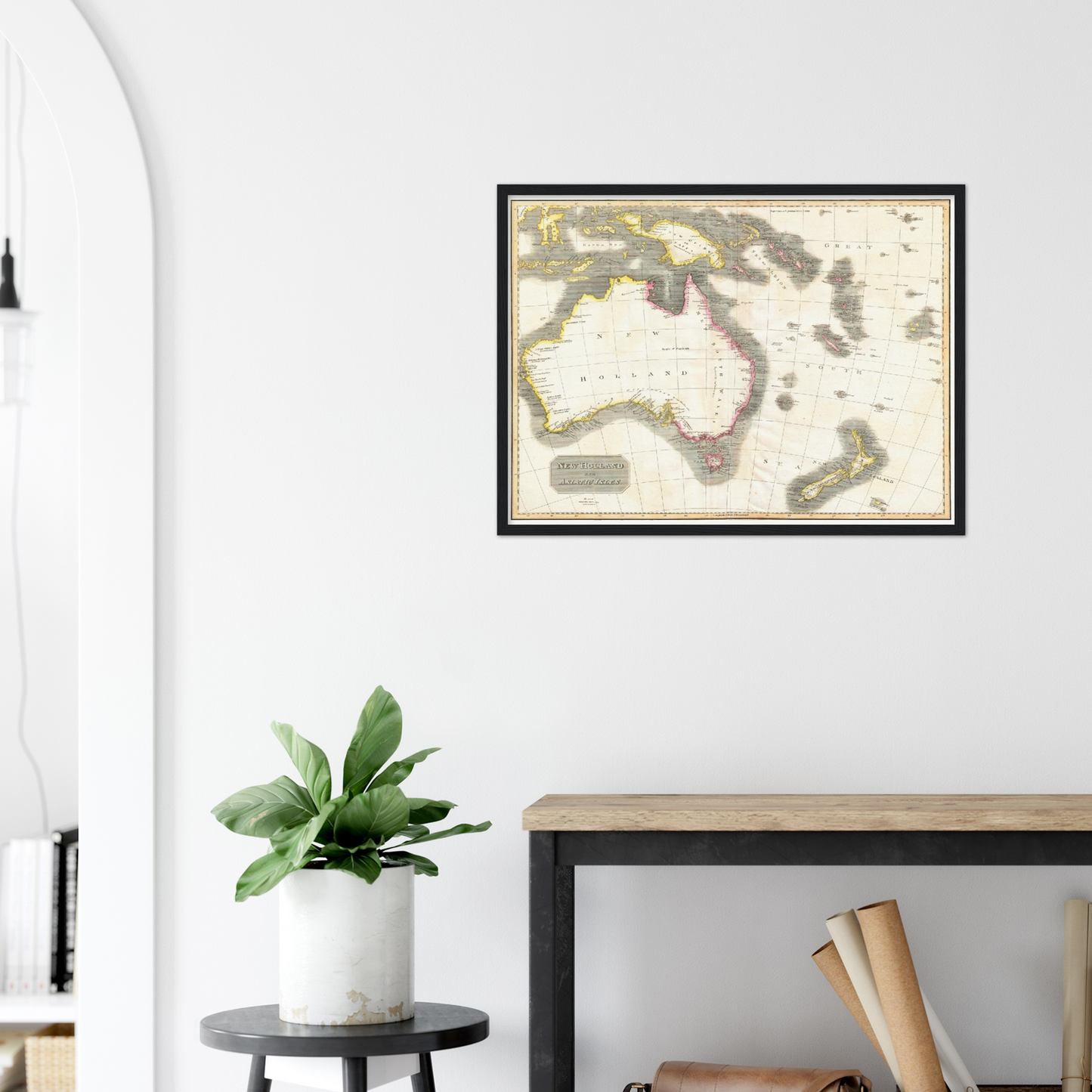 Historical city map  Test product horizontal 3 sizes